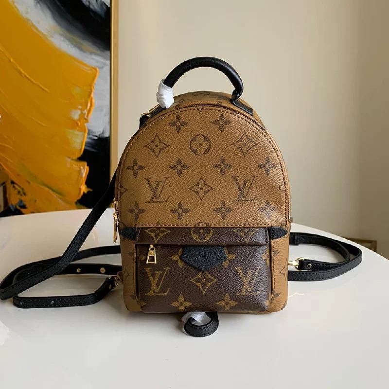 Louis Vuitton Twist bags with a snakeskin - effect panel for a bold lookLouis Vuitton backpack palm springs mini